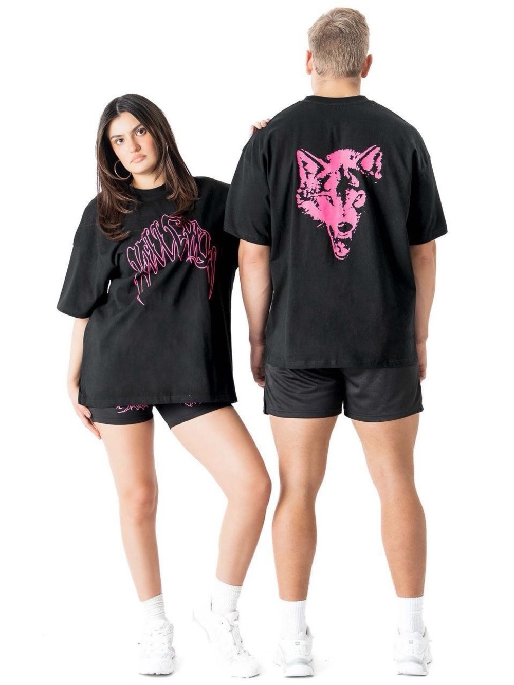 Kill Crew Oversized "Classic" T-Shirt - Black / Pink Porrada Series Vol.1 Unisex